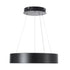 GLOBOSTAR® BURTON 61200-S Μοντέρνο Φωτιστικό Οροφής LED 67W 7370lm 120° AC 220-240V IP20 Ρυθμιζόμενο Λευκό CCT με Χειριστήριο από 2700K έως 6000K Dimmable - Lumileds SMD Chip - Μαύρο Ματ - Μ40 x Π40 x Υ8cm - 3 Χρόνια Εγγύηση