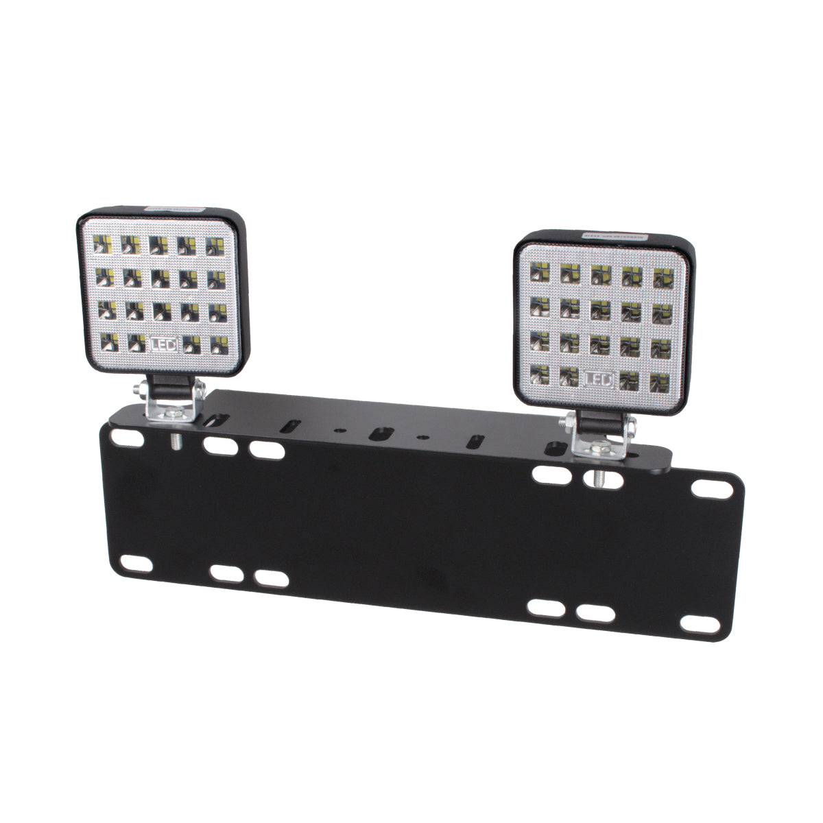GloboStar® 85561 Βάση για Μπάρα η Προβολάκια Εργασίας LED με Θέση για Πινακίδα Αυτοκινήτου - Universal - ledmania.gr