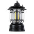 GloboStar® 85692 Αυτόνομο Επαναφορτιζόμενο Φανάρι Camping LED 5W USB 2.0 με Επαναφορτιζόμενη Μπαταρία 1 x 18650 2000mAh Li-ion - IP20 - Dimmable - Μαύρο με Διάφανο Γυαλί - Θερμό Λευκό 3000K Φ12 x Υ17cm - ledmania.gr