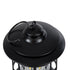 GloboStar® 85692 Αυτόνομο Επαναφορτιζόμενο Φανάρι Camping LED 5W USB 2.0 με Επαναφορτιζόμενη Μπαταρία 1 x 18650 2000mAh Li-ion - IP20 - Dimmable - Μαύρο με Διάφανο Γυαλί - Θερμό Λευκό 3000K Φ12 x Υ17cm - ledmania.gr