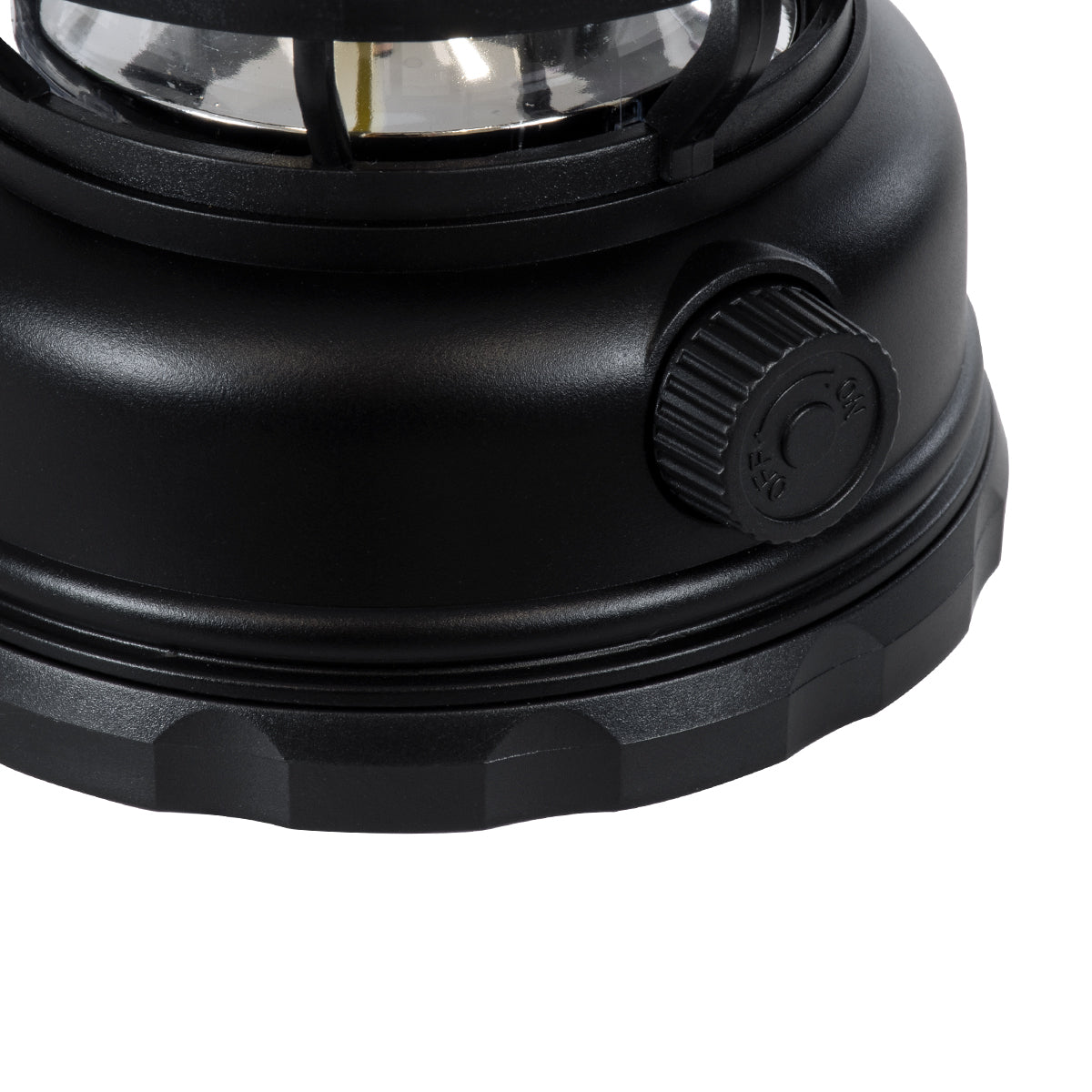 GloboStar® 85692 Αυτόνομο Επαναφορτιζόμενο Φανάρι Camping LED 5W USB 2.0 με Επαναφορτιζόμενη Μπαταρία 1 x 18650 2000mAh Li-ion - IP20 - Dimmable - Μαύρο με Διάφανο Γυαλί - Θερμό Λευκό 3000K Φ12 x Υ17cm - ledmania.gr