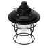 GloboStar® 85695 Αυτόνομο Φανάρι Camping LED 4W USB 2.0 με Επαναφορτιζόμενη Μπαταρία 1 x 18650 2000mAh Li-ion Power Bank IP20 Dimmable Μαύρο με Διάφανο Γυαλί CCT Εναλλαγή Φωτισμού μέσω On/Off All In One Ψυχρό 6000K+Φυσικό 4500K+Θερμό 2700K Φ13.5 x Υ17.5cm - ledmania.gr