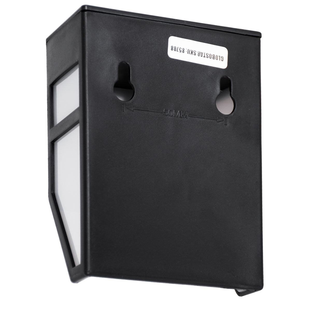 GloboStar® 85707 ΣΕΤ 4 Τεμαχίων Αυτόνομα Ηλιακά Φωτιστικά Τοίχου Μαύρα-Λευκά LED SMD 1W 100lm με Ενσωματωμένη Μπαταρία 600mAh - Φωτοβολταϊκό Πάνελ με Αισθητήρα Ημέρας-Νύχτας Αδιάβροχα IP65 Θερμό Λευκό 3000K - ledmania.gr