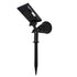 GloboStar® 85710 Μαύρο Προβολάκι Σποτ Κήπου Πλαστικό Καρφωτό LED HIGH POWER 8W 800lm με Ενσωματωμένη Μπαταρία 2200mAh - Φωτοβολταϊκό Πάνελ με Αισθητήρα Ημέρας-Νύχτας Αδιάβροχo IP67 Ψυχρό Λευκό 6000K - ledmania.gr