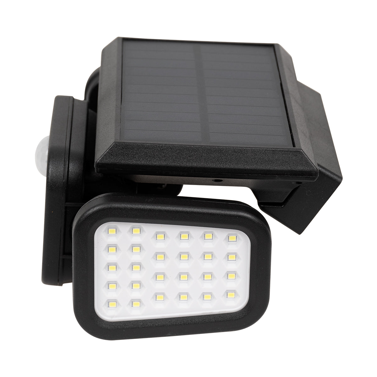 GloboStar® 85713 Αυτόνομος Ηλιακός Προβολέας με Τρεις Περιστρεφόμενες Κεφαλές LED SMD 2835 40W 2000lm με Ενσωματωμένη Μπαταρία 2400mAh - Φωτοβολταϊκό Πάνελ με Αισθητήρα Ημέρας-Νύχτας - PIR Αισθητήρα Κίνησης Αδιάβροχο IP65 Ψυχρό Λευκό 6000K - ledmania.gr