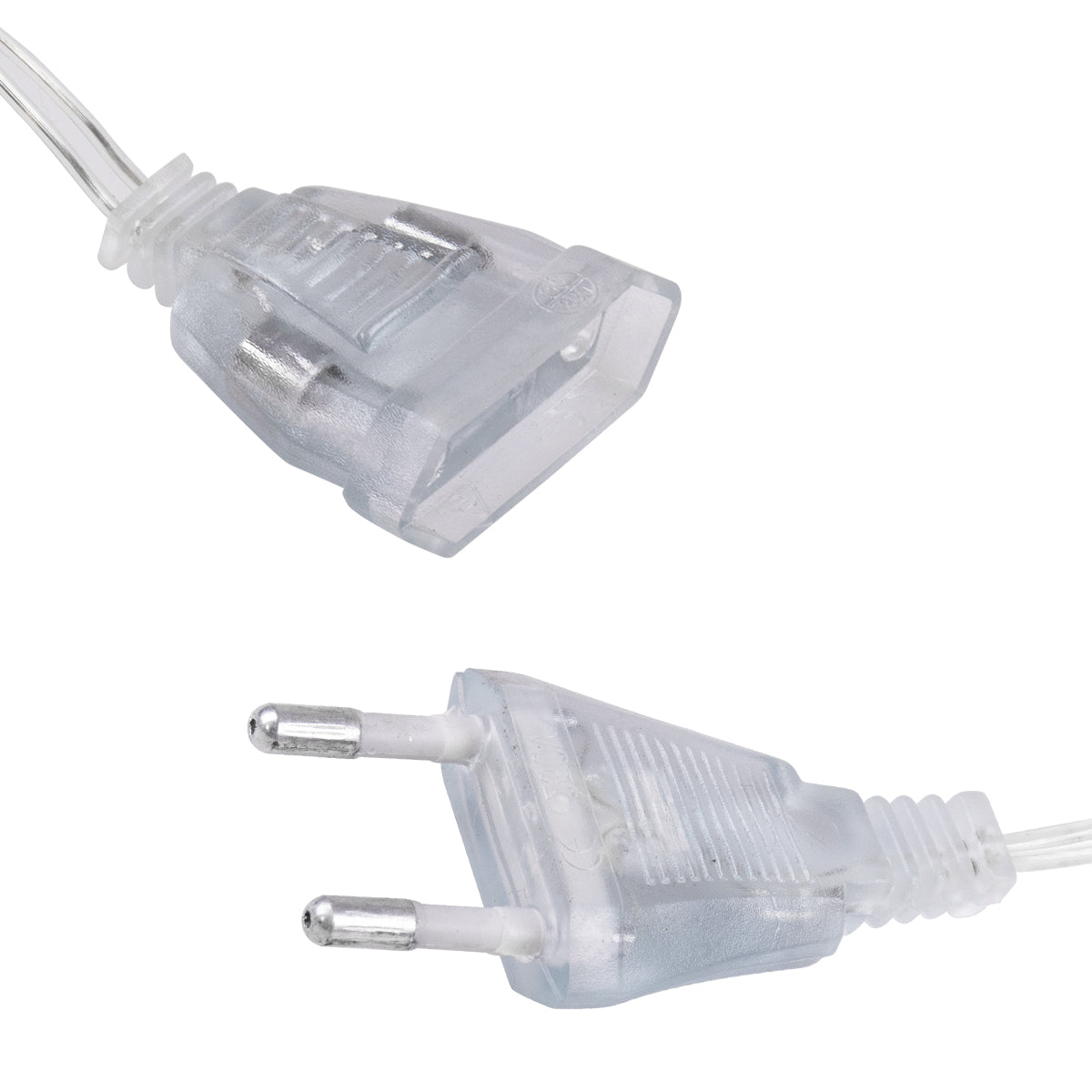 85800 Διακοσμητική Κουρτίνα 3 x 2 Μέτρα με Controller 8 Προγραμμάτων Φωτισμού - Επεκτεινόμενη 240 LED 6W AC 230V με Διάφανο Καλώδιο & Πρίζα Schuko IP20 Θερμό Λευκό 3000K Μ3 x Υ2m - ledmania.gr