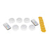 GloboStar® 85818 Φωτιστικά Νυκτός Μπαταρίας LED SMD 5050 6W 600lm με Ασύρματο Χειριστήριο RF - ΣΕΤ 6 Τεμαχίων Πολύχρωμα RGB - ledmania.gr