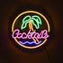 GloboStar® 85851 Φωτιστικό Ταμπέλα Φωτεινή Επιγραφή NEON LED Σήμανσης COCKTAILS 30W AC 230V με Διακόπτη On/Off Ροζ - Γαλάζιο - Κίτρινο - Πράσινο - ledmania.gr
