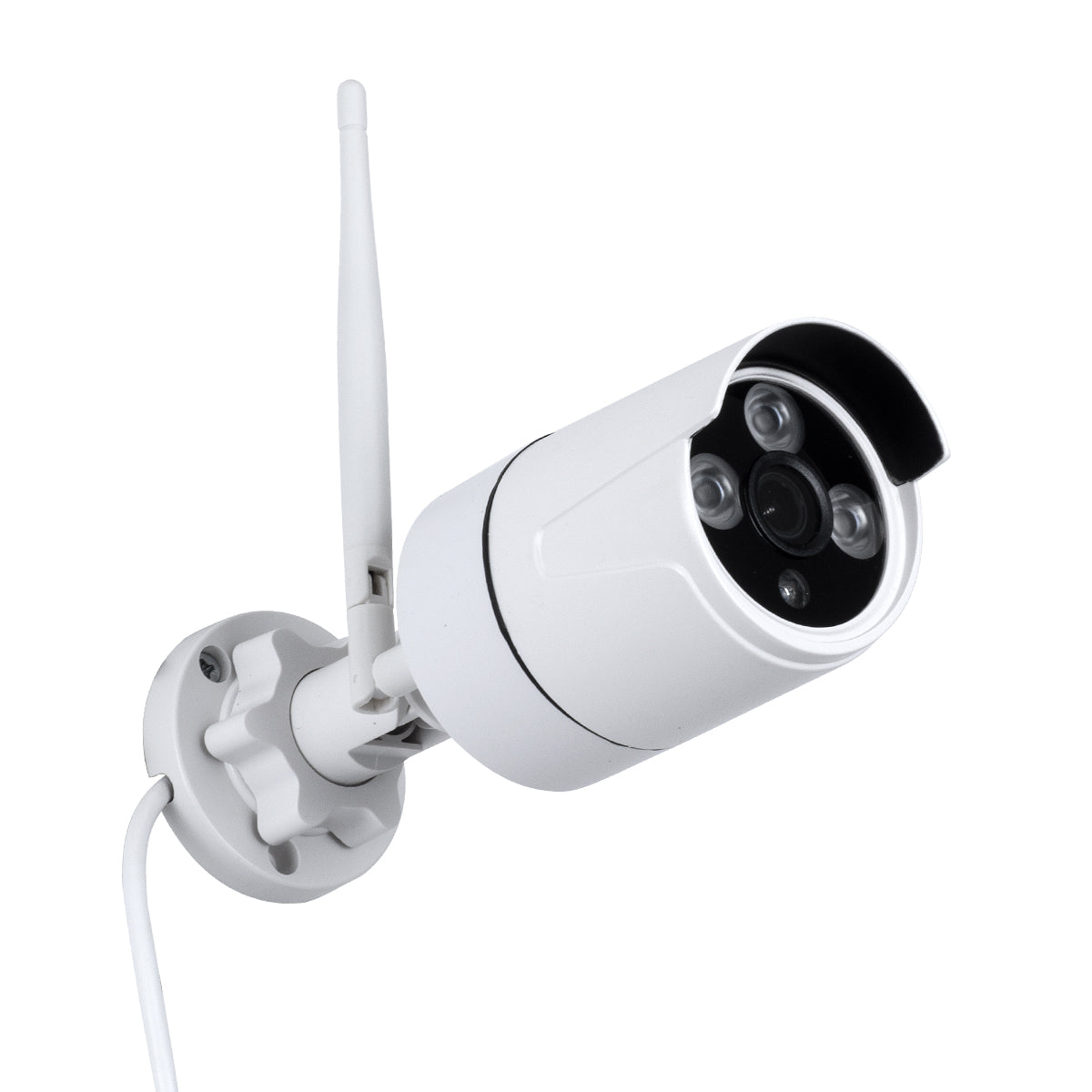 GloboStar® 86038 Ασύρματο Καταγραφικό με 8 x Camera 2MP 1080P WiFi  150° Μοιρών - Αδιάβροχο IP66 - Νυχτερινή Όραση με LED IR - Μονή Κατέυθυνση Ομιλίας - Ανιχνευτή Κίνησης - Νυχτερινή Λήψη - Λευκό - ledmania.gr