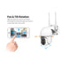 GloboStar® 86039 Ασύρματο Καταγραφικό με 4 x Camera 2MP 1080P WiFi  360° Μοιρών - Αδιάβροχο IP66 - Νυχτερινή Όραση με LED IR - Διπλή Κατέυθυνση Ομιλίας - Ανιχνευτή Κίνησης - Νυχτερινή Λήψη - Λευκό - ledmania.gr