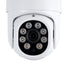 GloboStar® 86039 Ασύρματο Καταγραφικό με 4 x Camera 2MP 1080P WiFi  360° Μοιρών - Αδιάβροχο IP66 - Νυχτερινή Όραση με LED IR - Διπλή Κατέυθυνση Ομιλίας - Ανιχνευτή Κίνησης - Νυχτερινή Λήψη - Λευκό - ledmania.gr