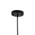 GLOBOSTAR® LILY 01561 Vintage Κρεμαστό Φωτιστικό Οροφής με Ντουί 1 x E27 AC 220-240V IP20 - Μαύρο & Λευκό - Μ90 x Π90 x Υ20cm - ledmania.gr