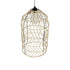 GLOBOSTAR® NETI 205-0025 Boho Κρεμαστό Φωτιστικό Οροφής με Ντουί 1 x E27 AC 220-240V IP20 - Μπεζ - M35 x Π35 x Υ63cm - ledmania.gr