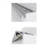 GLOBOSTAR® ALP-STEP-GRIP STAIR 70841-2M Επιφανειακό Προφίλ Αλουμινίου Ειδικό για Φωτισμό Σκαλοπατιού με Λευκό Γαλακτερό Πατητό Κάλυμμα για Ταινίες LED IP20 - Μαύρο & Λευκό - Μ200 x Π6 x Υ2.1cm - ledmania.gr