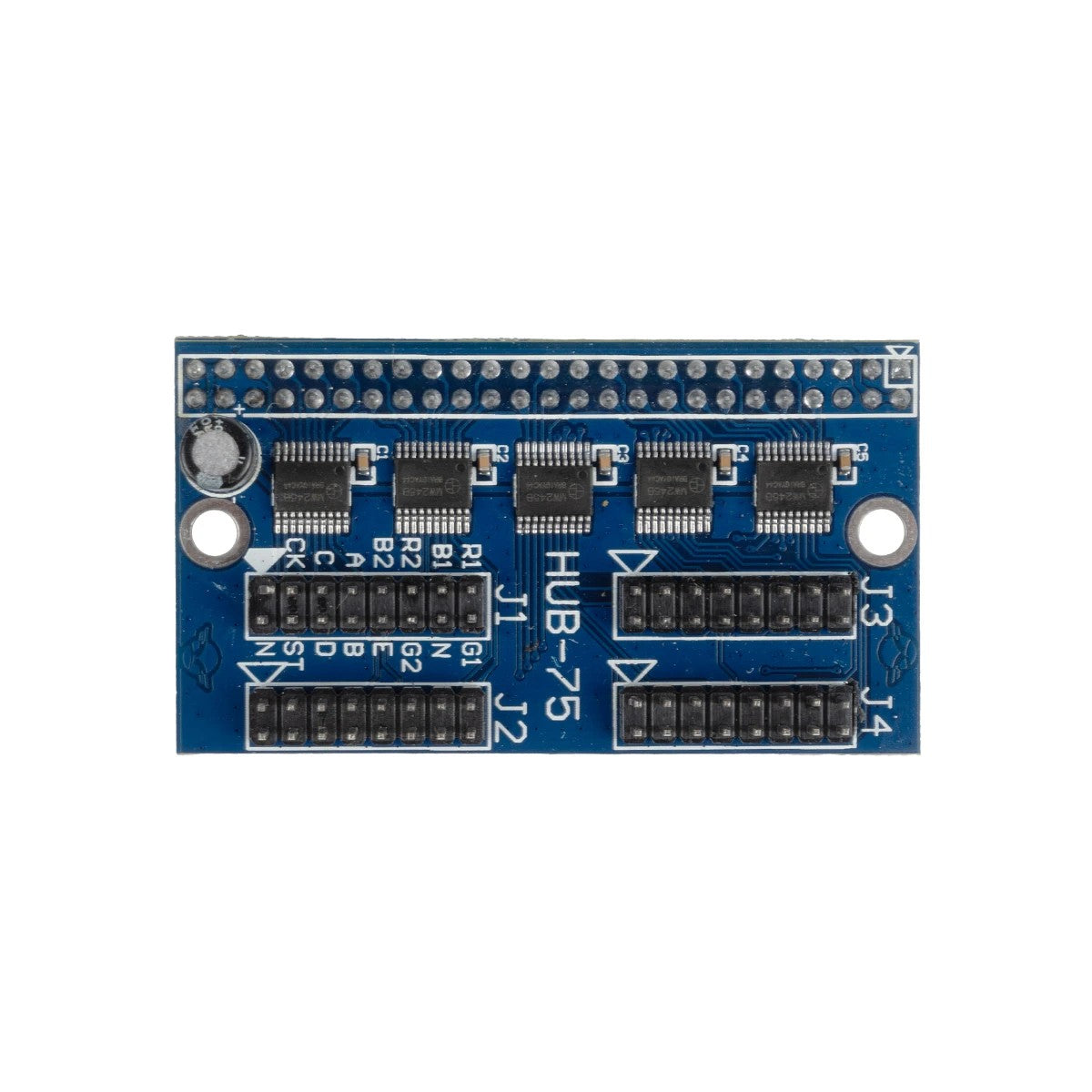 GLOBOSTAR® CARD-FK-HUB75RGB 90098 Κάρτα Hub από FK-7W8 για Πολύχρωμες RGB LED Κυλιόμενες Ψηφιακές Επιγραφές/Οθόνες DC 5V IP20 - 2048x128 Max Pixels - Μ6.5 x Π3.6 x Υ1.8cm - 2 Χρόνια Εγγύηση - ledmania.gr