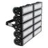 GLOBOSTAR® GOLIATH 90104 Προβολέας για Γήπεδα Tennis & Ποδοσφαίρου 5x5 LED 500W 75000lm 75°x135° SDCM<5 Fish Eye Lens AC 220-240V Αδιάβροχο IP65 IK08 Φυσικό Λευκό 5000K - Lumileds SMD Chip & Mean Well Driver - Μαύρο Ματ - Μ62 x Π22 x Υ45cm - 5 Χρόνια Ε...