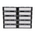 GLOBOSTAR® GOLIATH 90104 Προβολέας για Γήπεδα Tennis & Ποδοσφαίρου 5x5 LED 500W 75000lm 75°x135° SDCM<5 Fish Eye Lens AC 220-240V Αδιάβροχο IP65 IK08 Φυσικό Λευκό 5000K - Lumileds SMD Chip & Mean Well Driver - Μαύρο Ματ - Μ62 x Π22 x Υ45cm - 5 Χρόνια Ε...