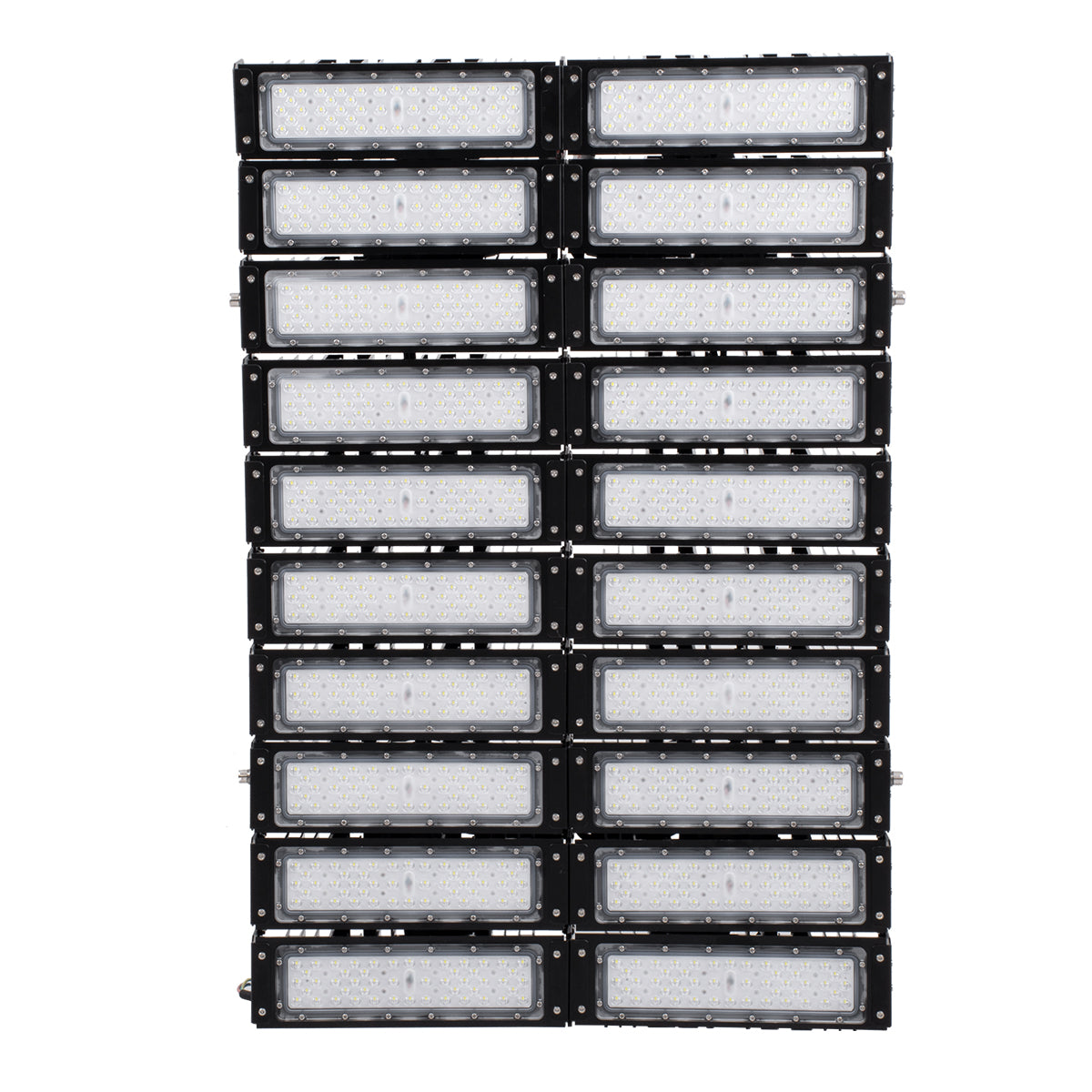 GLOBOSTAR® GOLIATH 90105 Προβολέας για Γήπεδα Tennis & Ποδοσφαίρου 5x5 LED 1000W 150000lm 75°x135° SDCM<5 Fish Eye Lens AC 220-240V Αδιάβροχο IP65 IK08 Φυσικό Λευκό 5000K - Lumileds SMD Chip & Mean Well Driver - Μαύρο Ματ - Μ62 x Π22 x Υ90cm - 5 Χρόνια...