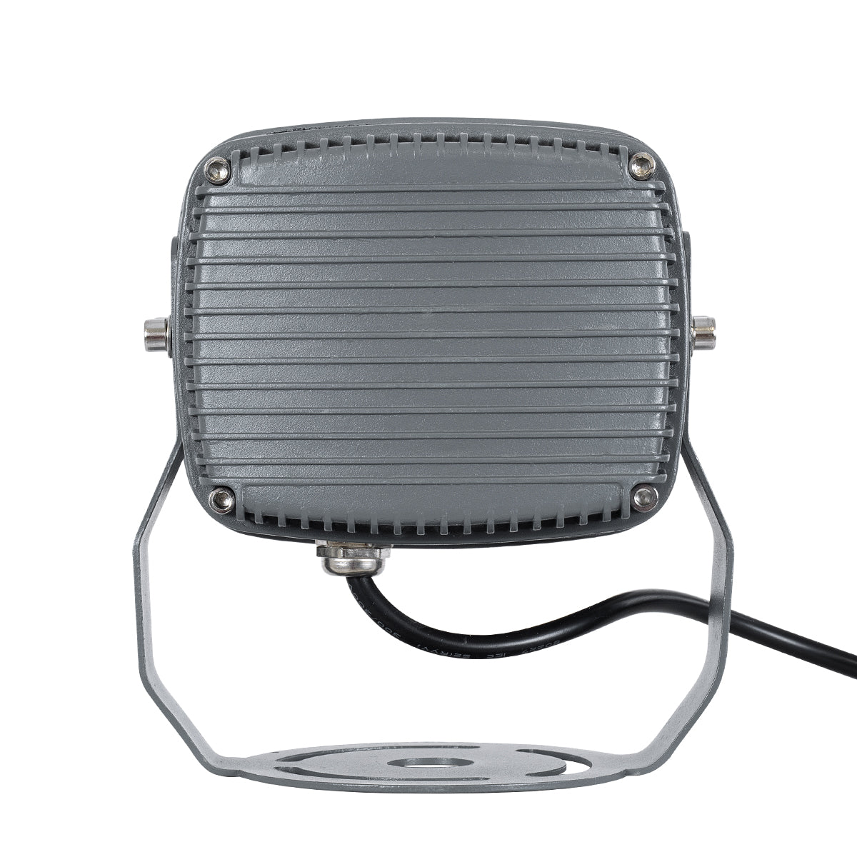 GLOBOSTAR® FLOODXENA 90120 Προβολέας Σποτ Wall Washer LED 12W 1260lm 10° AC 220-240V Αδιάβροχο IP65 Ultra Θερμό Λευκό 2200K - Bridgelux SMD Chip - Γκρι Ανθρακί Ματ - Μ13.5 x Π11 x Υ15cm - 3 Χρόνια Εγγύηση