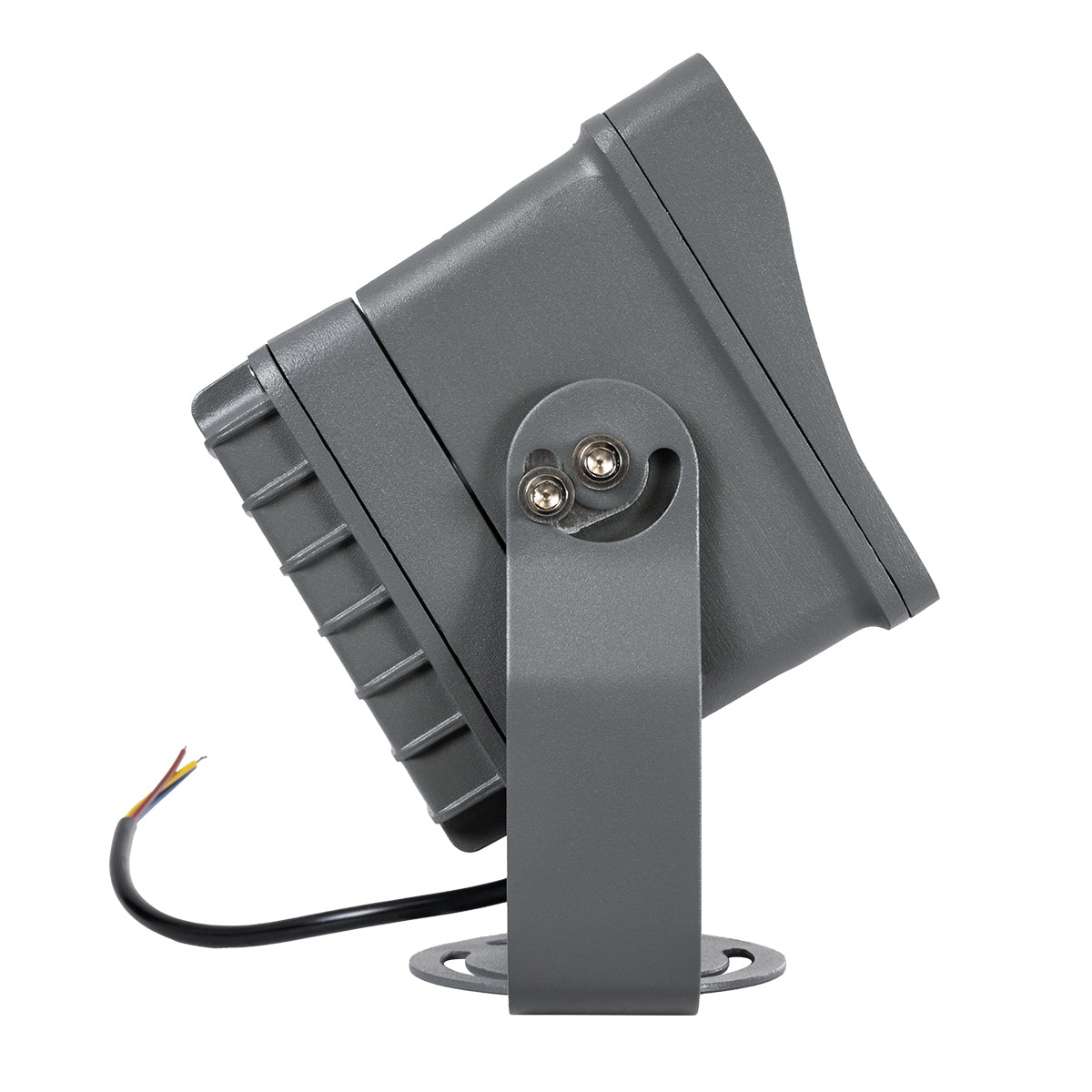 GLOBOSTAR® FLOODXENA 90127 Προβολέας Σποτ Wall Washer LED 24W 2520lm 10° AC 220-240V Αδιάβροχο IP65 Ultra Θερμό Λευκό 2200K - Bridgelux SMD Chip - Γκρι Ανθρακί - Μ18 x Π13.5 x Υ18cm - 3 Χρόνια Εγγύηση