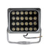 GLOBOSTAR® FLOODXENA 90129 Προβολέας Σποτ Wall Washer LED 24W 2760lm 10° AC 220-240V Αδιάβροχο IP65 Φυσικό Λευκό 4500K - Bridgelux SMD Chip - Γκρι Ανθρακί - Μ18 x Π13.5 x Υ18cm - 3 Χρόνια Εγγύηση