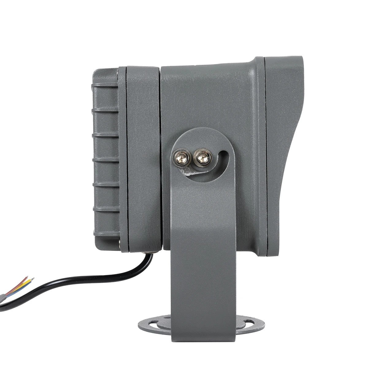 GLOBOSTAR® FLOODXENA 90131 Προβολέας Σποτ Wall Washer LED 24W 2040lm 10° AC 220-240V Αδιάβροχο IP65 Μπλε - Bridgelux SMD Chip - Γκρι Ανθρακί - Μ18 x Π12 x Υ18cm - 3 Χρόνια Εγγύηση
