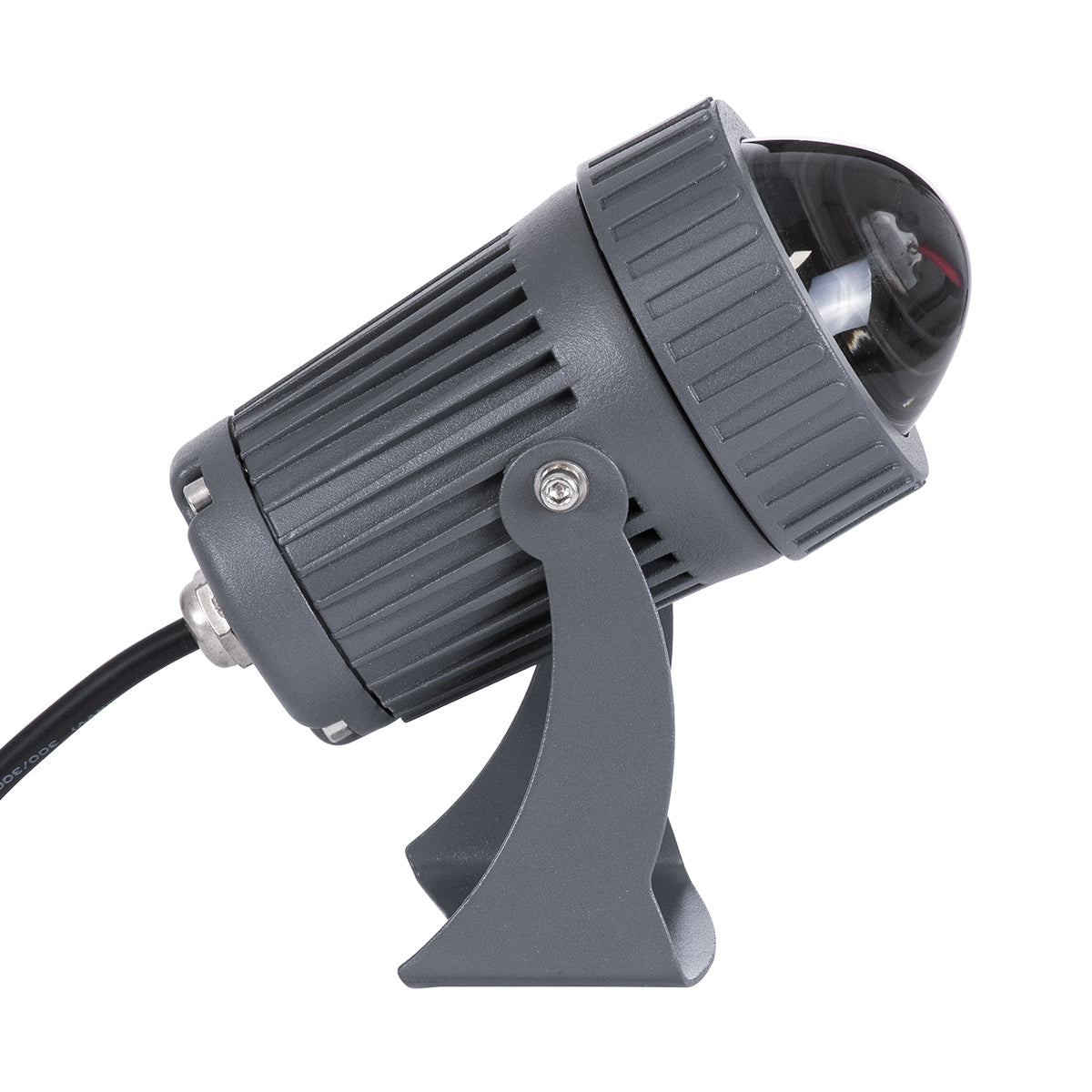 GLOBOSTAR® SPOT-FENIA 90134 Αρχιτεκτονικό Σποτ Φωτισμου LED 10W 1150lm 5° DC 24V Αδιάβροχο IP65 Φυσικό Λευκό 4500K Dimmable - Γκρι Ανθρακί - Μ7 x Π7 x Υ12cm - 3 Χρόνια Εγγύηση - ledmania.gr