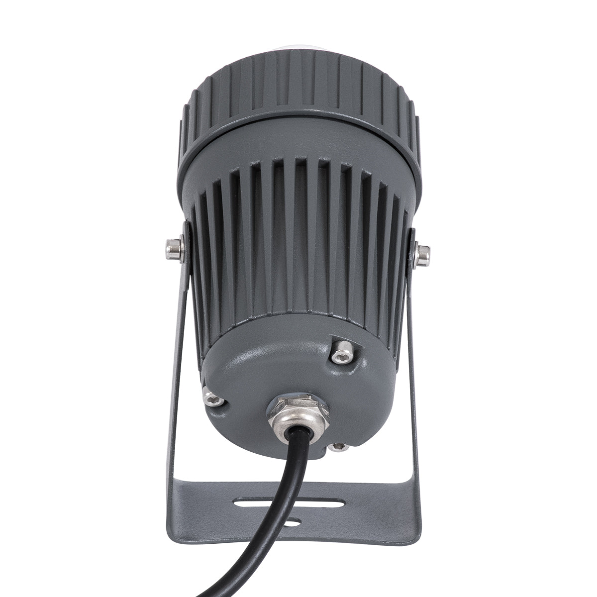 GLOBOSTAR® SPOT-FENIA 90134 Αρχιτεκτονικό Σποτ Φωτισμου LED 10W 1150lm 5° DC 24V Αδιάβροχο IP65 Φυσικό Λευκό 4500K Dimmable - Γκρι Ανθρακί - Μ7 x Π7 x Υ12cm - 3 Χρόνια Εγγύηση - ledmania.gr