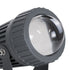 GLOBOSTAR® SPOTFENIA 90135 Αρχιτεκτονικό Σποτ Φωτισμου LED 10W 1100lm 5° DC 24V Αδιάβροχο IP65 Θερμό Λευκό 2700K Dimmable - Bridgelux COB Chip - Γκρι Ανθρακί - Μ7 x Π7 x Υ12cm - 3 Χρόνια Εγγύηση
