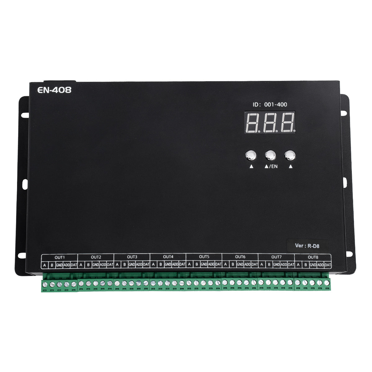 GloboStar® 90146 SEEKWAY EN-408 - Professional Channel Controller - Full Colour LED Digital Control System - Κεντρικός & Slave Controller Καναλιών Εξόδου για Ψηφιακά Προϊόντα LED Digital Pixel TTL & DMX512 - Single Colour & RGB & RGBW - Synchronous - ledmania.gr