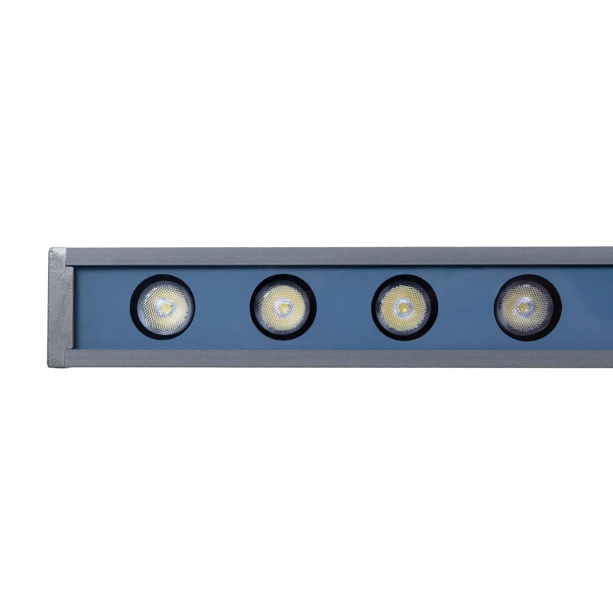 GLOBOSTAR® WASHERMARGO 90153 Μπάρα Φωτισμού Wall Washer LED 24W 2880lm 30° DC 24V Αδιάβροχο IP66 Ψυχρό Λευκό 6000K Dimmable - Bridgelux SMD Chip - Γκρι Ανθρακί - Μ100 x Π8.5 x Υ4cm - 3 Χρόνια Εγγύηση