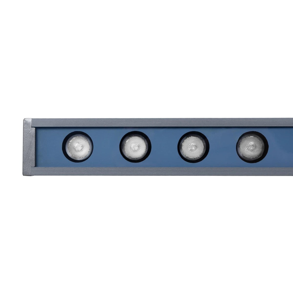GLOBOSTAR® WASHER-MARGO 90154 Μπάρα Φωτισμού Wall Washer LED 24W 2040lm 30° DC 24V Αδιάβροχο IP65 Μπλε Dimmable - Γκρι Ανθρακί - Μ100 x Π4 x Υ6.4cm - 3 Χρόνια Εγγύηση - ledmania.gr
