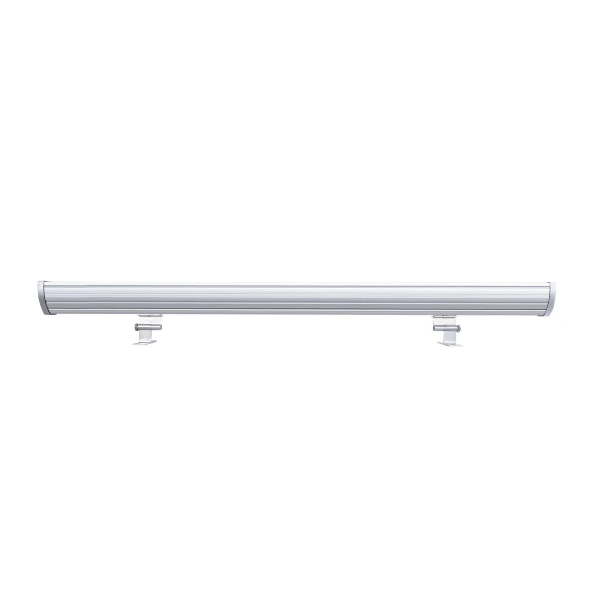GLOBOSTAR® WASHERMOZA 90158 Μπάρα Φωτισμού Wall Washer LED 48W 5200lm 10-30° DC 24V Αδιάβροχο IP66 Θερμό Λευκό 2700K Dimmable - Bridgelux SMD Chip - Γκρι Ανθρακί - Μ100 x Π6.5 x Υ6.6cm - 3 Χρόνια Εγγύηση