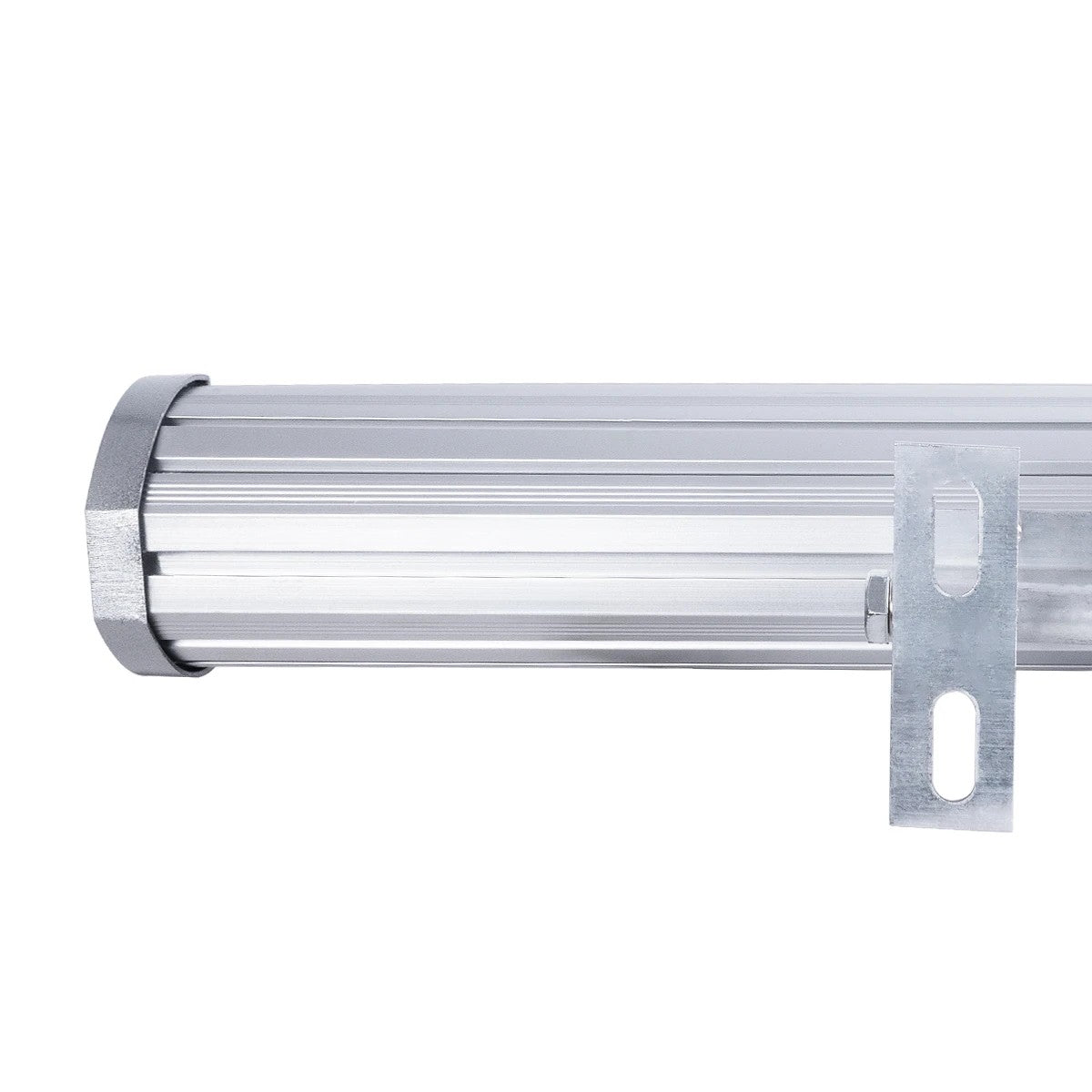 GLOBOSTAR® WASHERMOZA 90158 Μπάρα Φωτισμού Wall Washer LED 48W 5200lm 10-30° DC 24V Αδιάβροχο IP66 Θερμό Λευκό 2700K Dimmable - Bridgelux SMD Chip - Γκρι Ανθρακί - Μ100 x Π6.5 x Υ6.6cm - 3 Χρόνια Εγγύηση