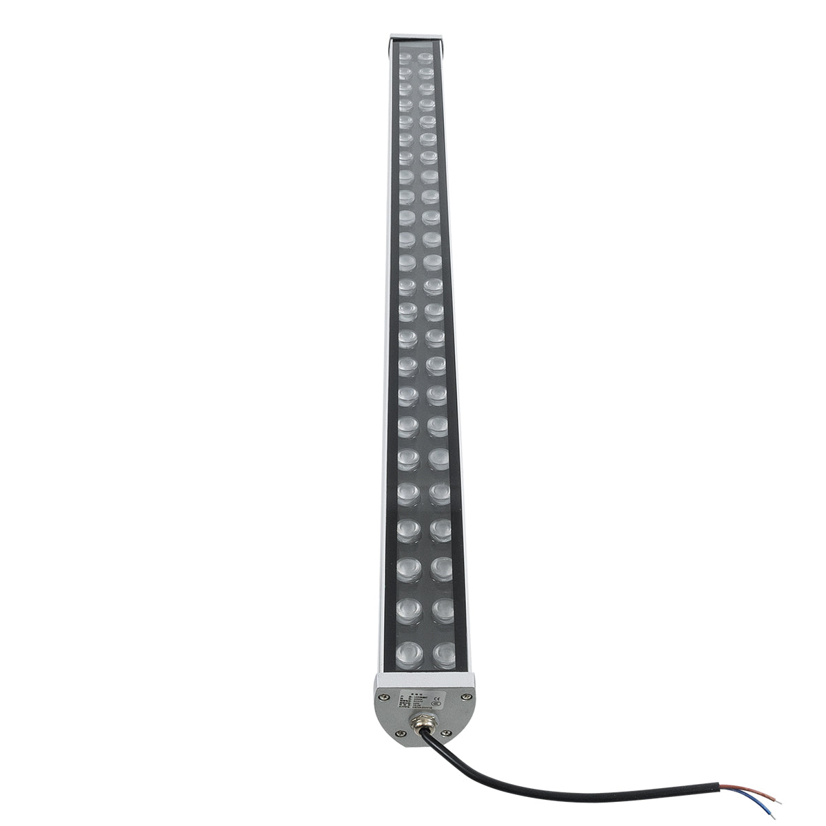 GloboStar® WASHER-NASIA 90159 Μπάρα Φωτισμού Wall Washer LED 48W 4560lm 15° DC 24V Αδιάβροχο IP67 Μ100 x Π6.5 x Υ6.6cm Φυσικό Λευκό 4000K - Γκρι Ανθρακί - 3 Χρόνια Εγγύηση - ledmania.gr
