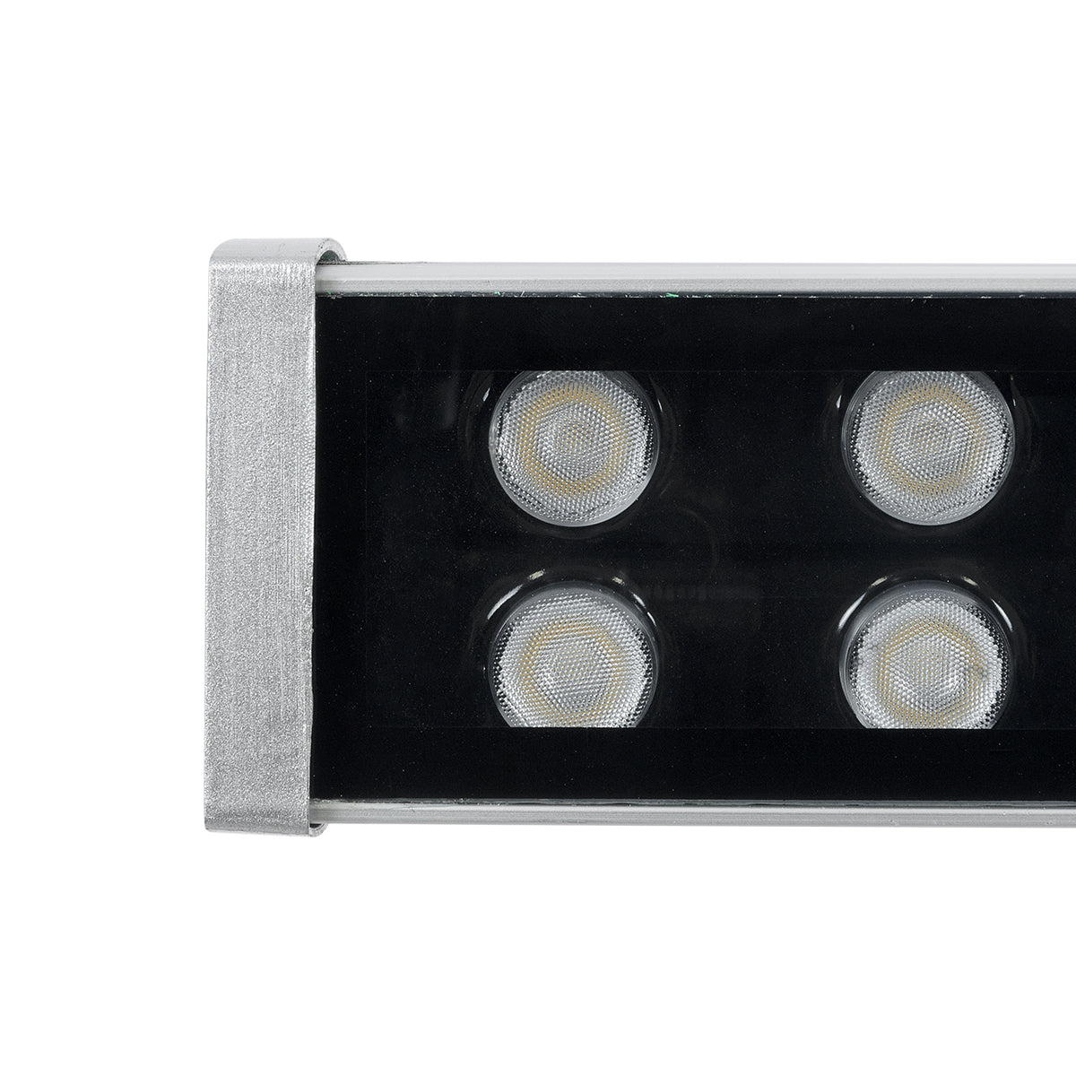 GloboStar® WASHER-NASIA 90159 Μπάρα Φωτισμού Wall Washer LED 48W 4560lm 15° DC 24V Αδιάβροχο IP67 Μ100 x Π6.5 x Υ6.6cm Φυσικό Λευκό 4000K - Γκρι Ανθρακί - 3 Χρόνια Εγγύηση - ledmania.gr