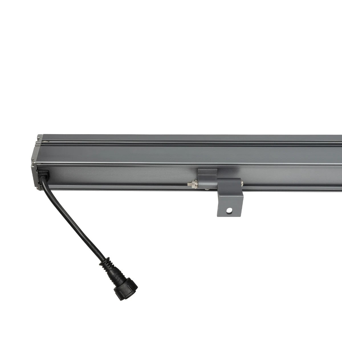 GLOBOSTAR® WASHERMOZA 90170 Μπάρα Φωτισμού Wall Washer LED 72W 6120lm 10-30° DC 24V Αδιάβροχο IP66 Πολύχρωμο RGB Dimmable - Bridgelux SMD Chip - Γκρι Ανθρακί - Μ100 x Π7.4 x Υ7cm - 3 Χρόνια Εγγύηση
