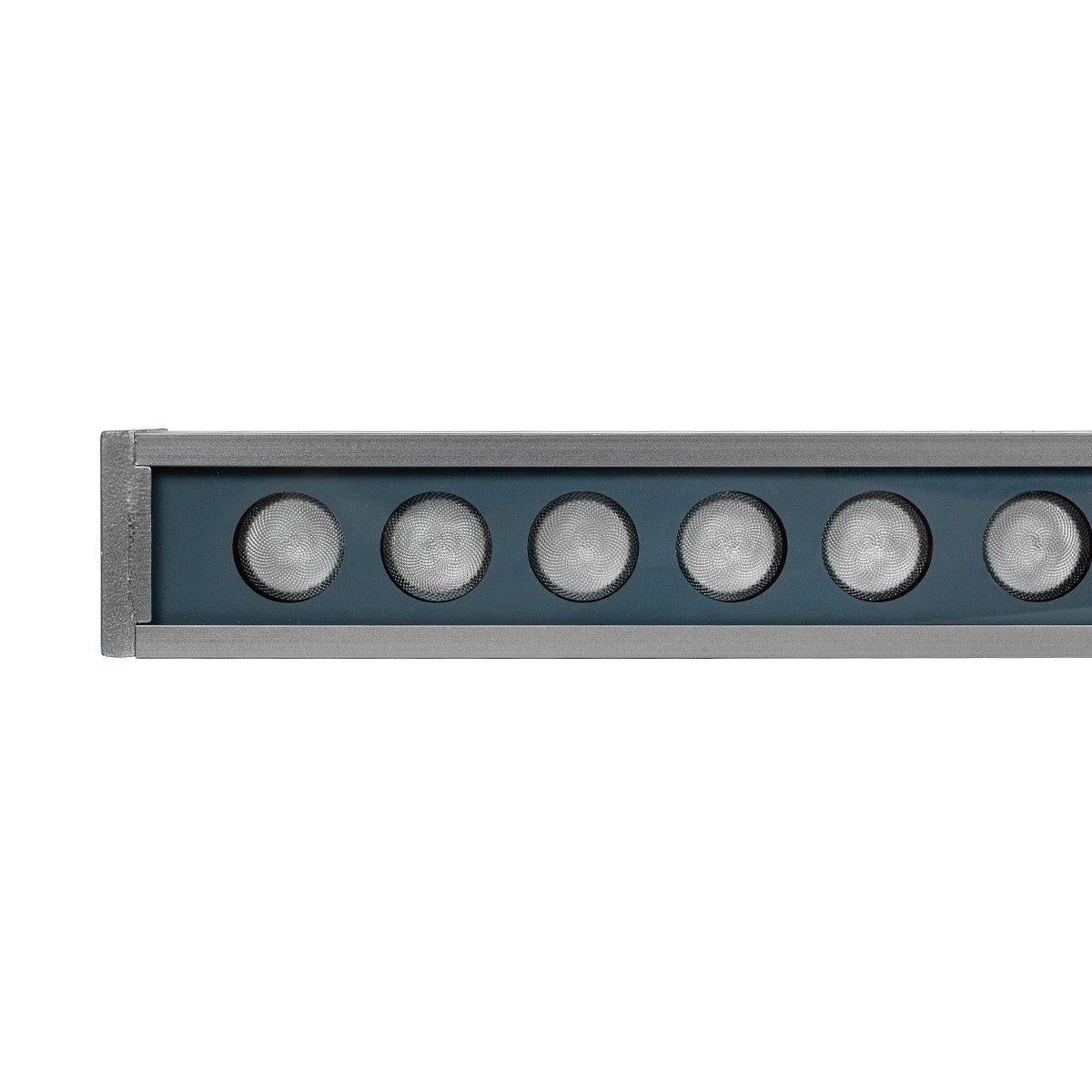 GLOBOSTAR® WASHERMOZA 90170 Μπάρα Φωτισμού Wall Washer LED 72W 6120lm 10-30° DC 24V Αδιάβροχο IP66 Πολύχρωμο RGB Dimmable - Bridgelux SMD Chip - Γκρι Ανθρακί - Μ100 x Π7.4 x Υ7cm - 3 Χρόνια Εγγύηση