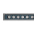 GLOBOSTAR® WASHERMOZA 90170 Μπάρα Φωτισμού Wall Washer LED 72W 6120lm 10-30° DC 24V Αδιάβροχο IP66 Πολύχρωμο RGB Dimmable - Bridgelux SMD Chip - Γκρι Ανθρακί - Μ100 x Π7.4 x Υ7cm - 3 Χρόνια Εγγύηση