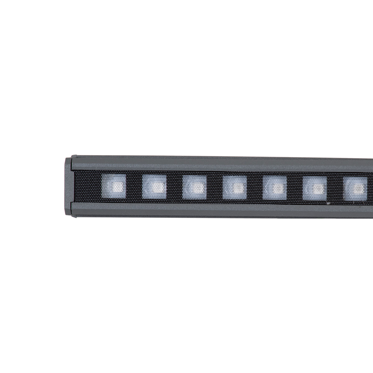 GLOBOSTAR® DIGIBAR 90212 Ψηφιακή Pixel Addressable Facade Μπάρα LED 12W 600lm 45° DC 24V Αδιάβροχο IP65 8 x Pixel Πολύχρωμο RGB Dimmable DMX512 SPI/TTL Protocol IC UCS512C4 - Bridgelux SMD Chip - Γκρι Ανθρακί - Μ100 x Π3.5 x Υ3.2cm - 3 Χρόνια Εγγύηση