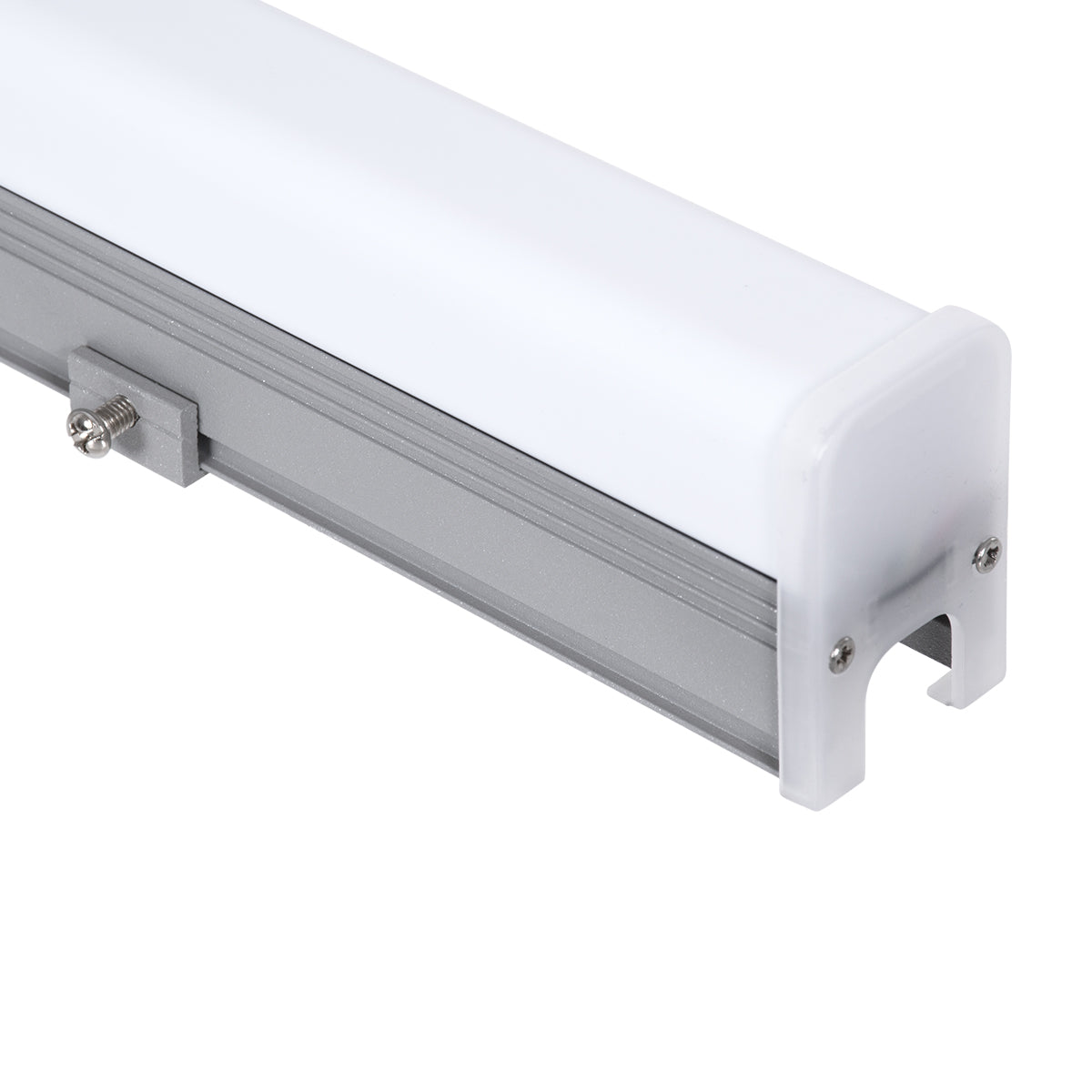 GLOBOSTAR® DIGIBAR 90214 Ψηφιακή Pixel Addressable Facade Μπάρα LED 12W 600lm 180° DC 24V Αδιάβροχο IP65 8 x Pixel Πολύχρωμο RGB Dimmable DMX512 SPI/TTL Protocol IC UCS512C0 - Bridgelux SMD Chip - Ασημί με Λευκό Γαλακτερό Κάλυμμα - Μ100 x Π3 x Υ4.5cm -...