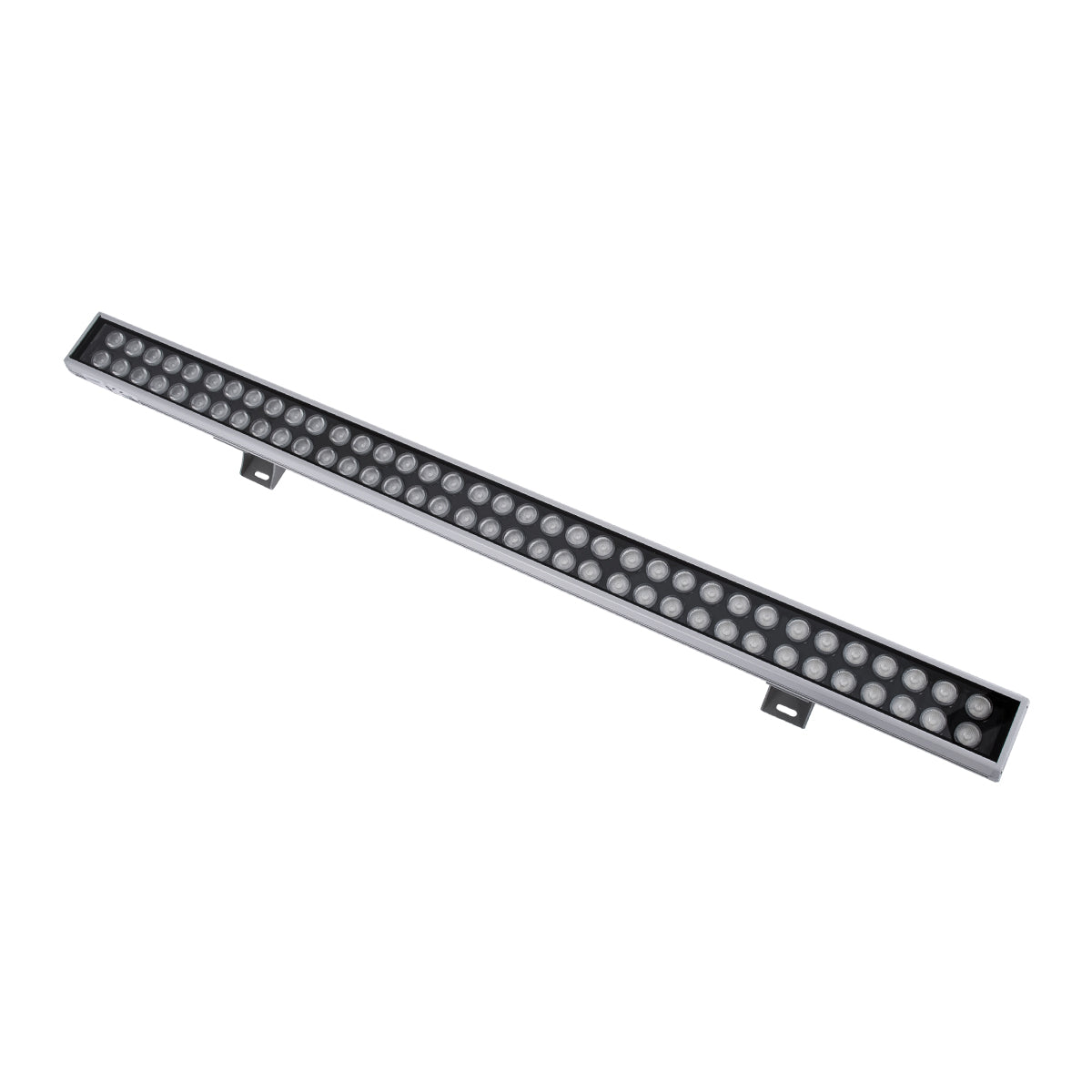 GLOBOSTAR® WASHER-GAIA 90216 Μπάρα Φωτισμού Wall Washer LED 144W 12240lm 10° DC 24V Αδιάβροχο IP67 Πολύχρωμο RGBW DMX512 Dimmable - Ασημί - Μ100 x Π7.3 x Υ4.3cm - 3 Χρόνια Εγγύηση - ledmania.gr
