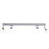 GLOBOSTAR® WASHER-GAIA 90216 Μπάρα Φωτισμού Wall Washer LED 144W 12240lm 10° DC 24V Αδιάβροχο IP67 Πολύχρωμο RGBW DMX512 Dimmable - Ασημί - Μ100 x Π7.3 x Υ4.3cm - 3 Χρόνια Εγγύηση - ledmania.gr