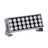 GloboStar® FLOOD-ZENA 90219 Προβολέας Wall Washer για Φωτισμό Κτιρίων LED 60W 5400lm 3° DC 24V Αδιάβροχο IP65 L37 x W9 x H26.5cm Θερμό Λευκό 2700K - Ασημί - 3 Years Warranty - ledmania.gr