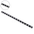 GloboStar® 90237 Μεταλλικο Καλυμμα 1 Μέτρου 15 Τεμαχίων για Ψηφιακή Αλυσίδα Γιρλάντα 20 Σποτ LED με Κωδικό 90140 Μαύρο Μ100 x Π4.7 x Υ1cm - ledmania.gr