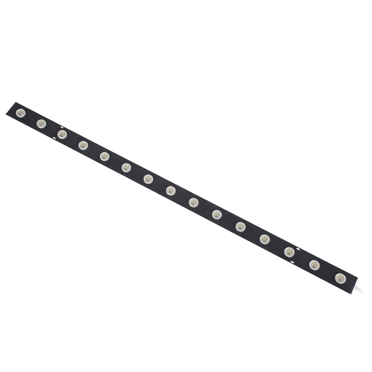 GloboStar® 90237 Μεταλλικο Καλυμμα 1 Μέτρου 15 Τεμαχίων για Ψηφιακή Αλυσίδα Γιρλάντα 20 Σποτ LED με Κωδικό 90140 Μαύρο Μ100 x Π4.7 x Υ1cm - ledmania.gr