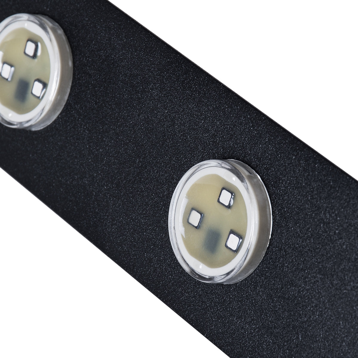 GloboStar® 90237 Μεταλλικο Καλυμμα 1 Μέτρου 15 Τεμαχίων για Ψηφιακή Αλυσίδα Γιρλάντα 20 Σποτ LED με Κωδικό 90140 Μαύρο Μ100 x Π4.7 x Υ1cm - ledmania.gr
