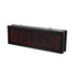 GLOBOSTAR® DISPLAY 90268 Κυλιόμενη Ψηφιακή Επιγραφή 64x16cm P10 Διπλής Όψης LED AC 220-240V Αδιάβροχο IP65 Κόκκινο - WiFi Control μέσω FK APP - Αισθητήρας Θερμοκρασίας & Υγρασίας - Μ70.5 x Π11 x Υ22.5cm - 2 Χρόνια Εγγύηση