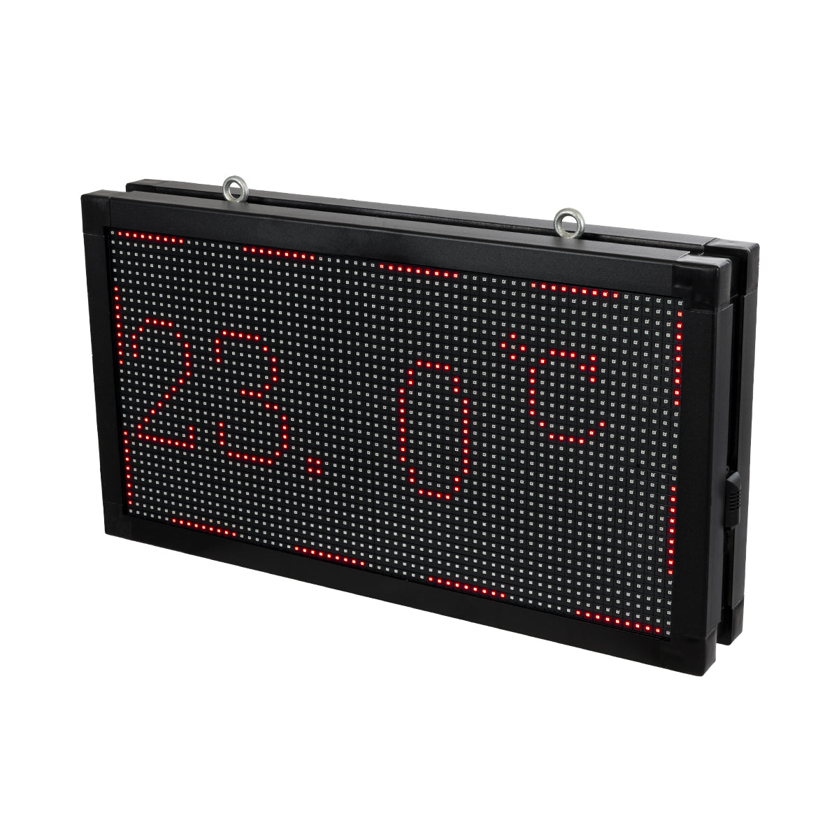 GLOBOSTAR® DISPLAY 90278 Κυλιόμενη Ψηφιακή Επιγραφή 64x32cm P10 Διπλής Όψης LED AC 220-240V Αδιάβροχο IP65 Κόκκινο - WiFi Control μέσω FK APP - Αισθητήρας Θερμοκρασίας & Υγρασίας - Μ70 x Π11 x Υ38.5cm - 2 Χρόνια Εγγύηση - ledmania.gr