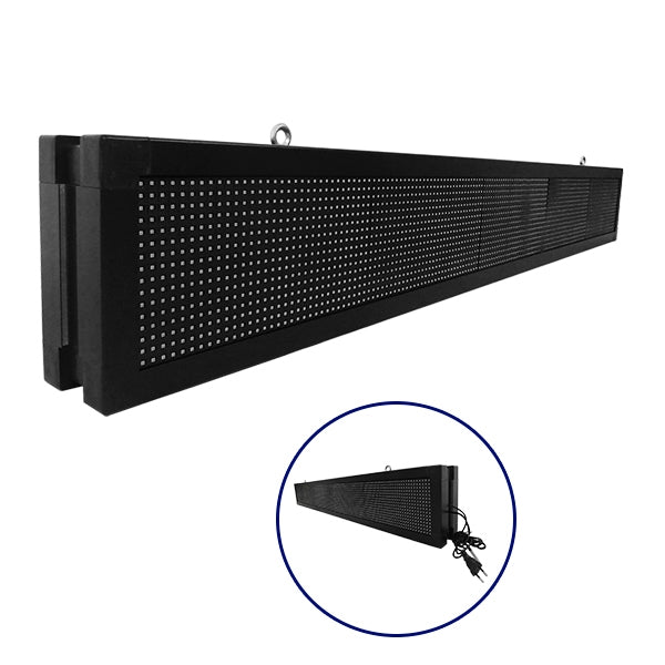 GLOBOSTAR® DISPLAY 90314 Κυλιόμενη Ψηφιακή Επιγραφή P10 Διπλής Όψης LED AC 220-240V Αδιάβροχο IP65 Πορτοκαλί - WiFi Control μέσω FK APP - Αισθητήρας Θερμοκρασίας & Υγρασίας - Μ168 x Π12 x Υ24cm - 2 Χρόνια Εγγύηση